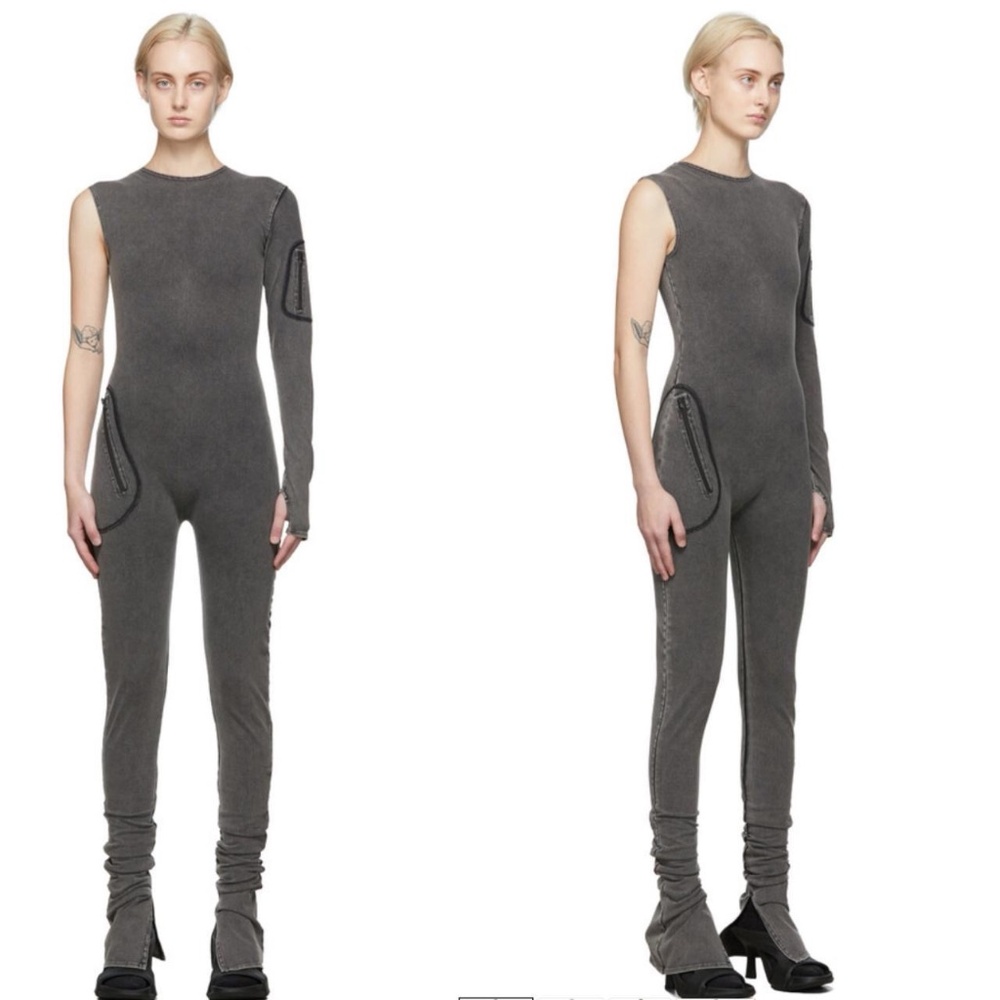 Entire Studios Compartment Catsuit in Tan